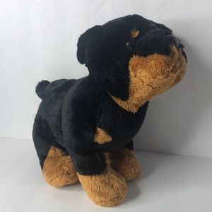 GANZ Webkinz Rottweiler Plush Dog Stuffed Animal No Code